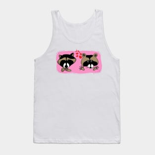 Original design lovers raccoons Tank Top